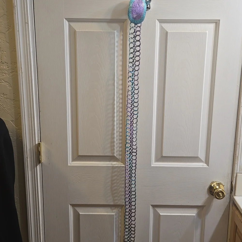 Handmade Adjustable Woven Metal Belt - Picture 6 of 6